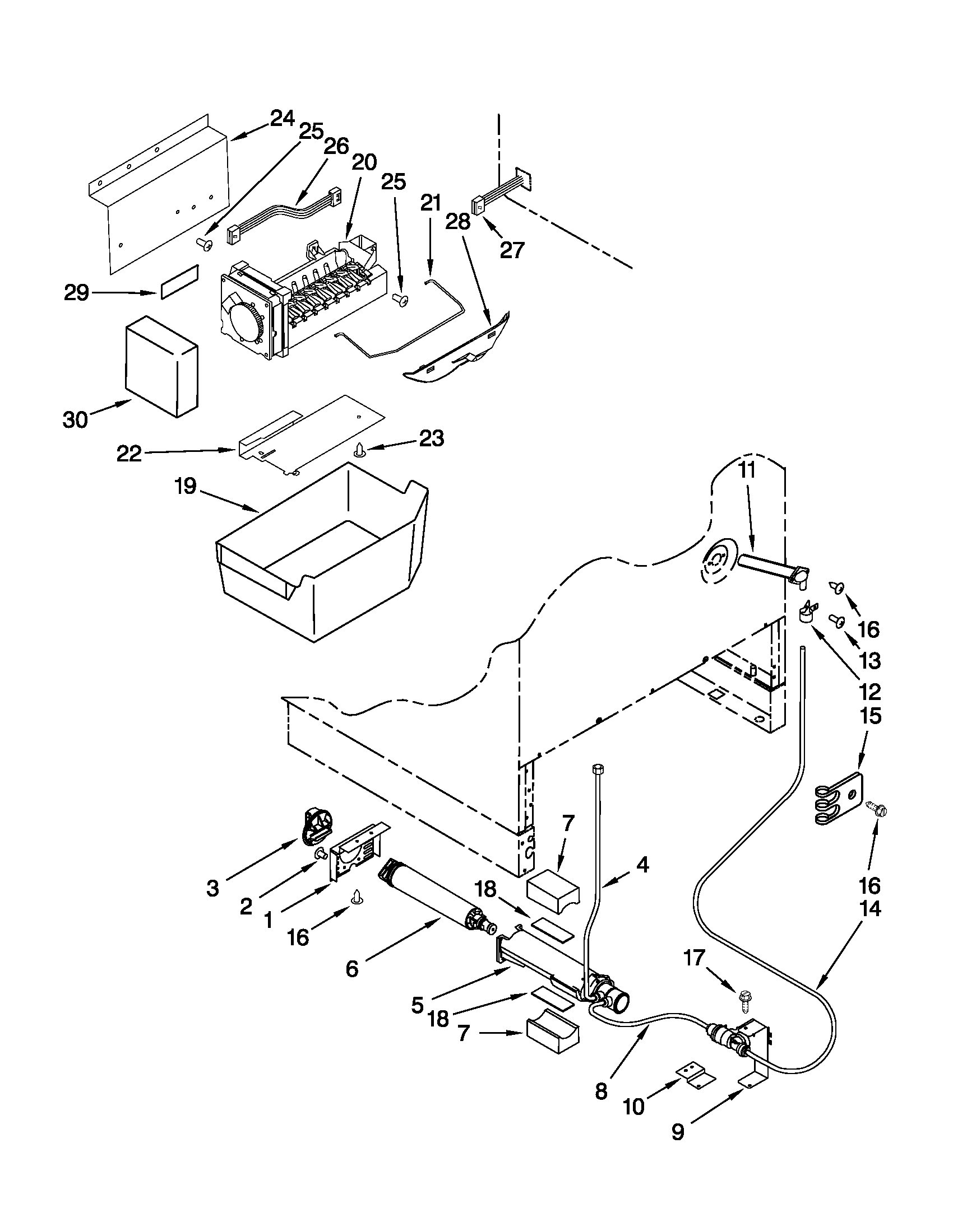 Icemaker parts