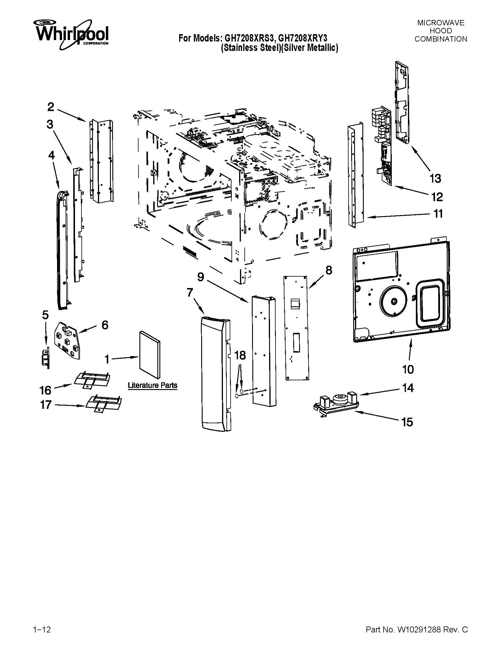 Control board parts