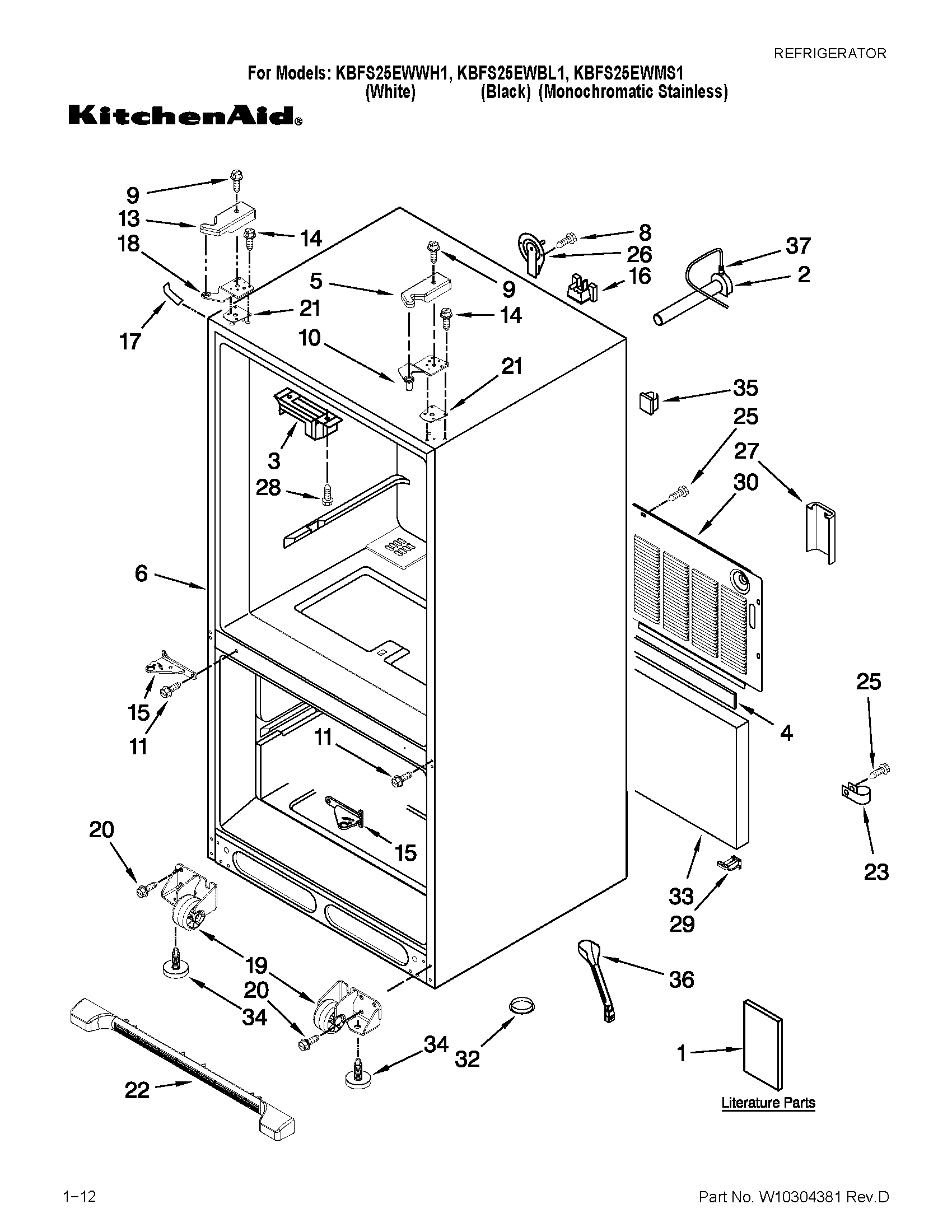 CABINET PARTS