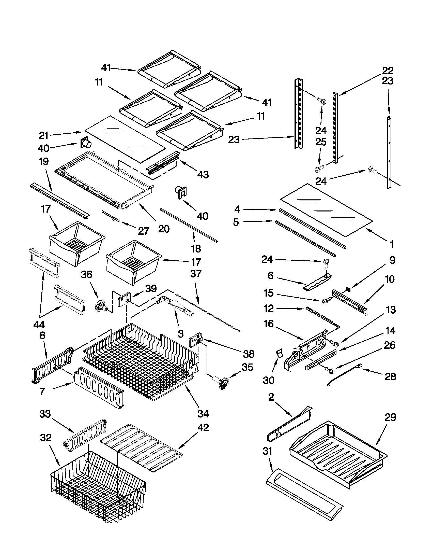 SHELF PARTS