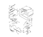KitchenAid KBRS22KWBL4 freezer liner parts diagram