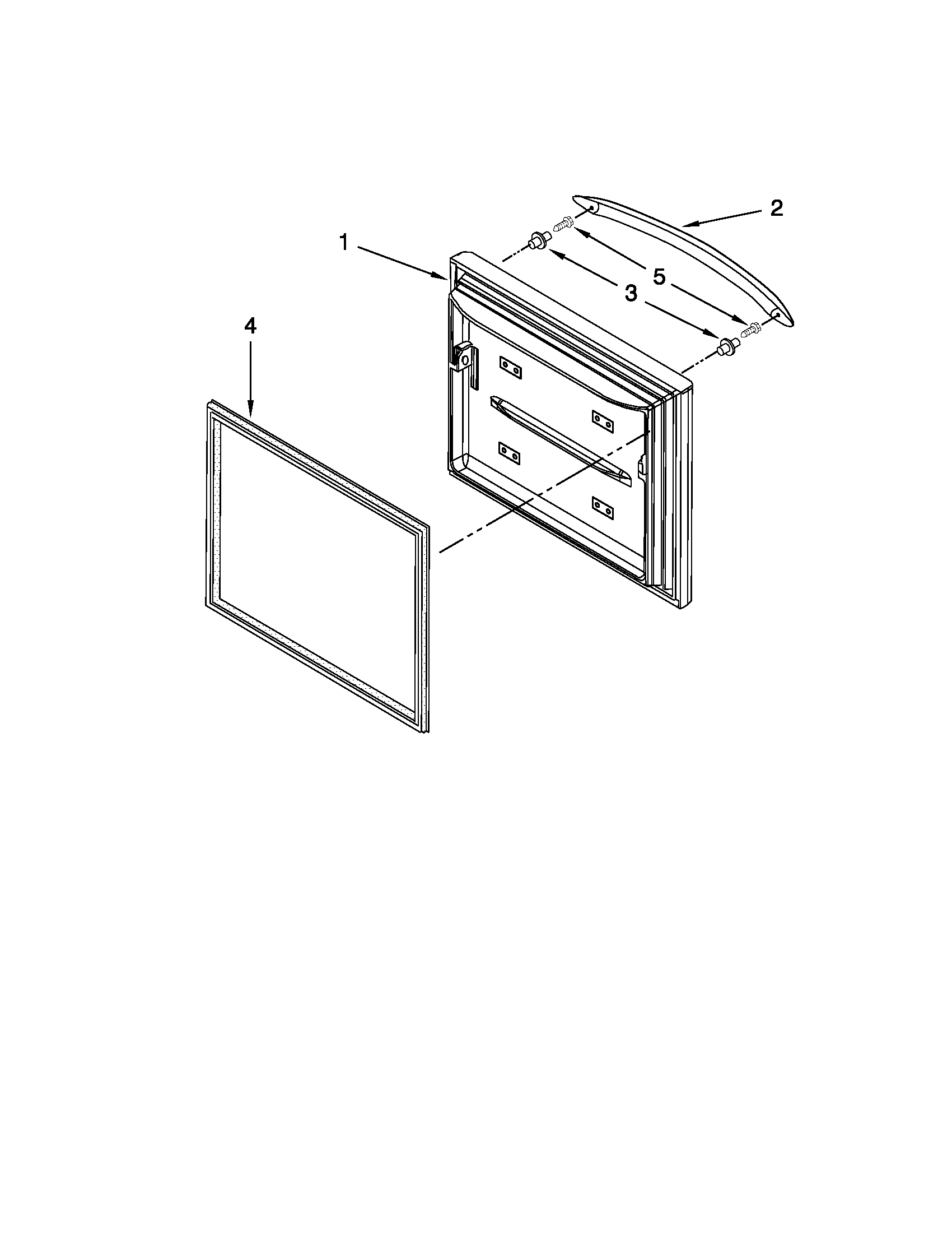 Freezer door parts