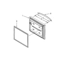 Freezer door parts