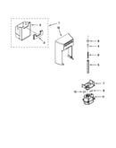 Motor and ice container parts