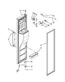 Freezer door parts
