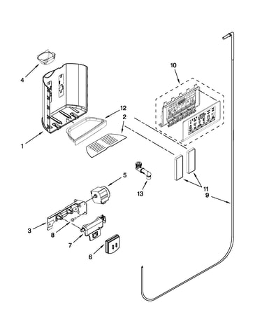Dispenser front parts