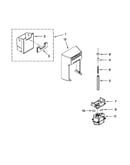 Motor and ice container parts