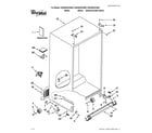 Whirlpool GSS26C5XXB03 cabinet parts diagram