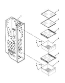 Freezer liner parts