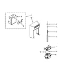 Motor and ice container parts