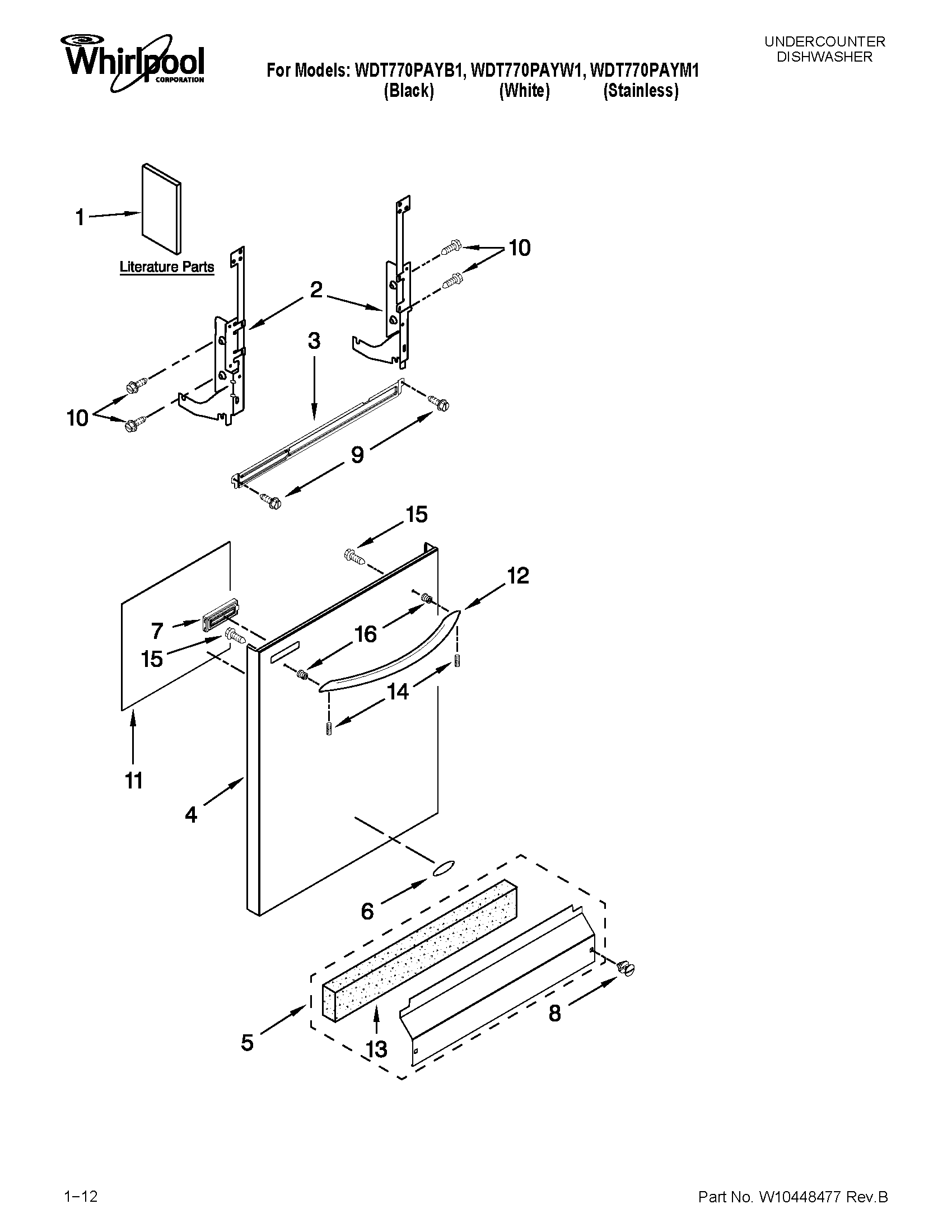 Door and panel parts