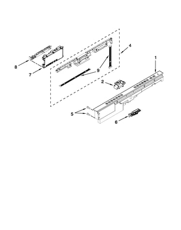 Control panel and latch parts