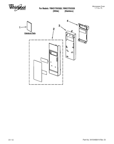 Control panel parts