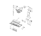 Whirlpool YMH2175XSS5 interior and ventilation parts diagram