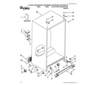 Whirlpool 3WSC20N4XY00 cabinet parts diagram
