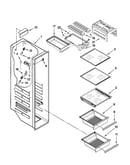 Freezer liner parts
