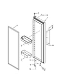 Refrigerator door parts