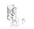 Whirlpool 3WSC19D4XW00 refrigerator liner parts diagram