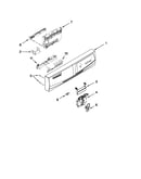 Control panel and latch parts