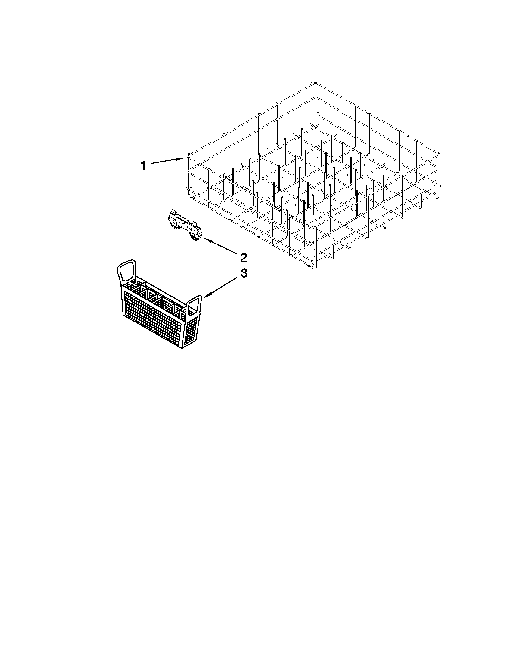 LOWER RACK PARTS
