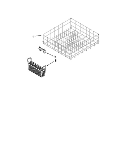Lower rack parts