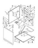 Washer cabinet parts
