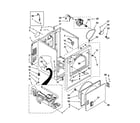 Roper RGD4640YQ0 cabinet parts diagram