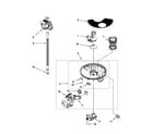 Whirlpool 7WDT770PAYW2 pump and motor parts diagram