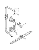 Upper wash and rinse parts