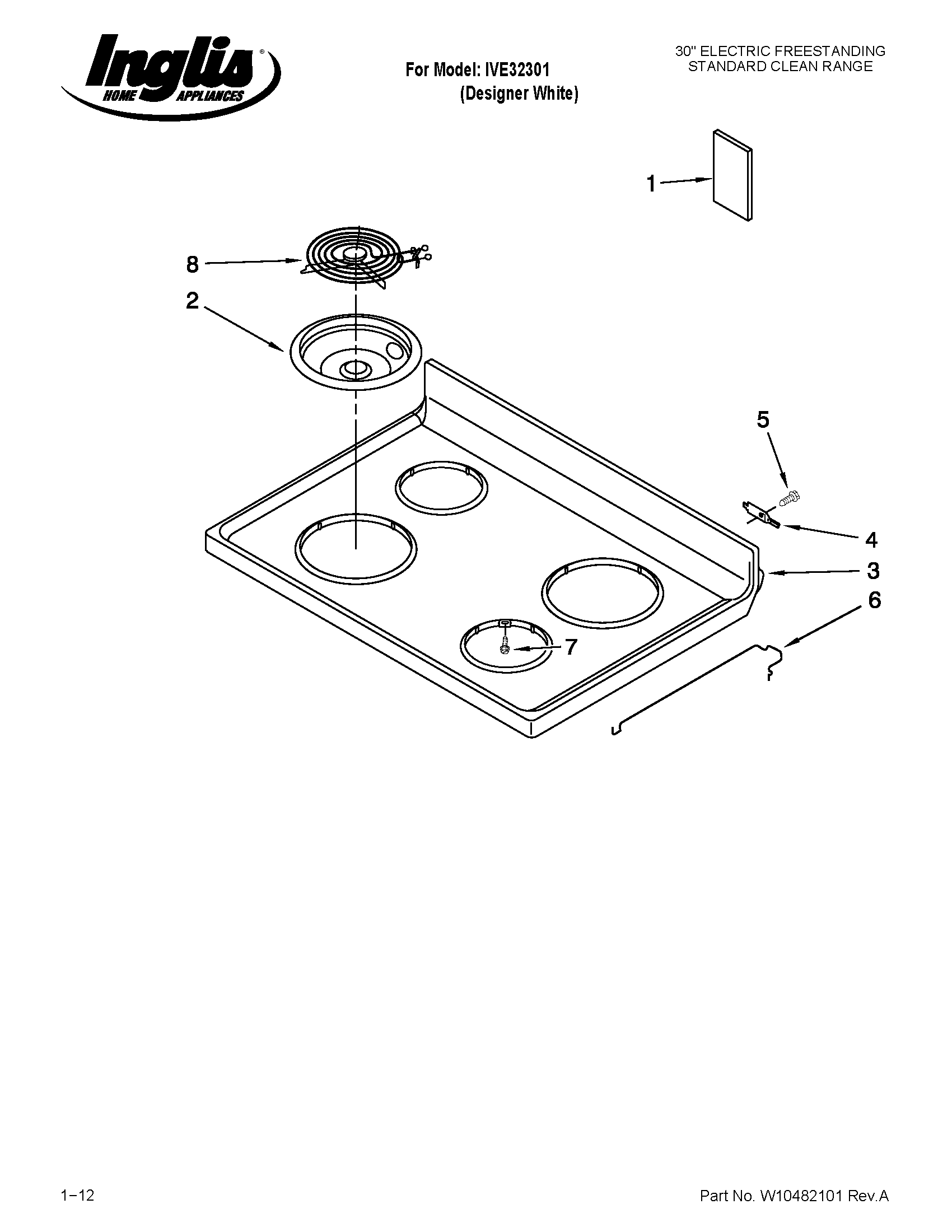 COOKTOP PARTS