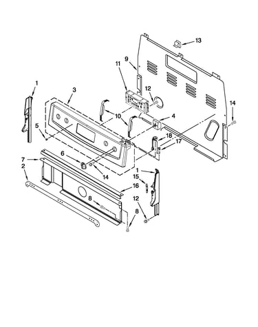 Control panel parts