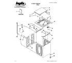 Inglis ITW4600YQ0 top and cabinet parts diagram