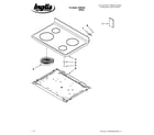 Inglis IVE82303 cooktop parts diagram