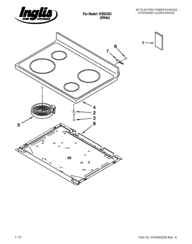 Cooktop parts