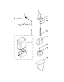 Motor and ice container parts
