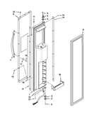 Freezer door parts