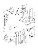 Freezer liner and air flow parts