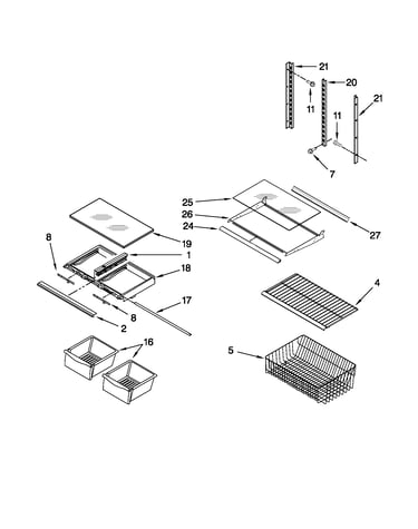 Shelf parts