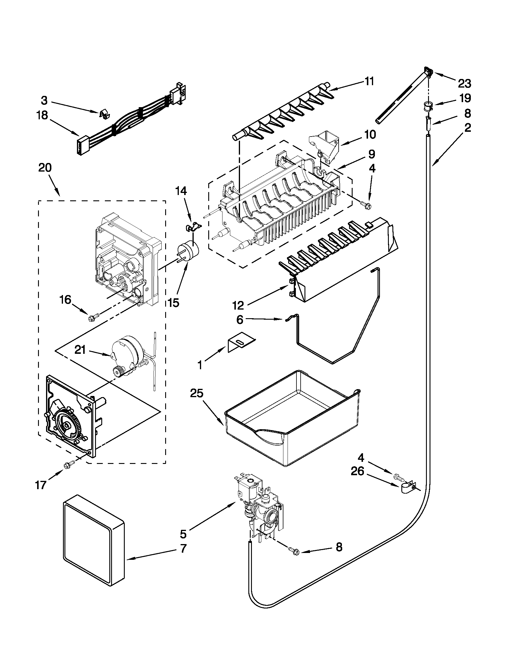 Icemaker parts