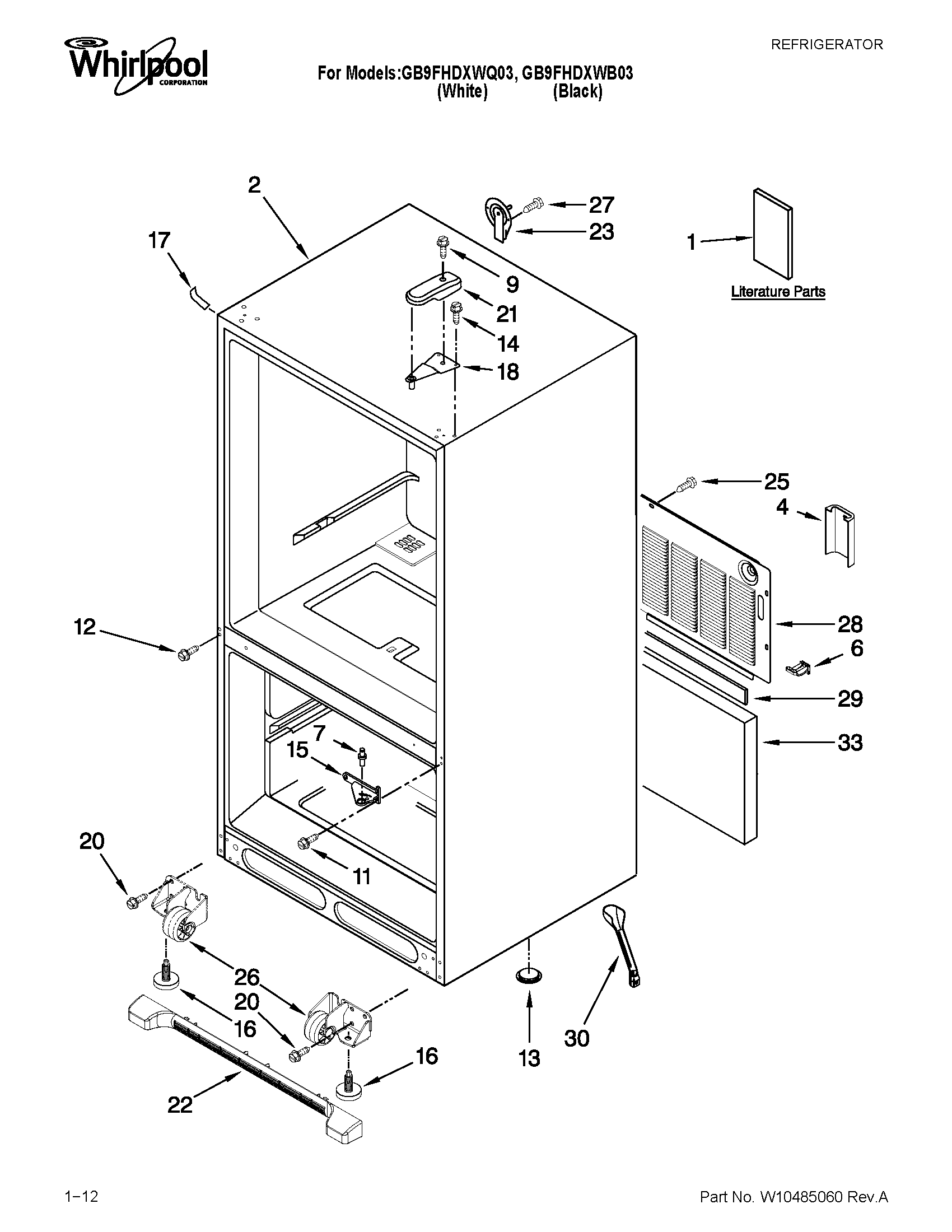 CABINET PARTS