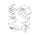 Whirlpool GB9FHDXWQ03 freezer liner parts diagram