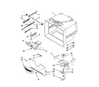 Whirlpool GB9FHDXWS05 freezer liner parts diagram