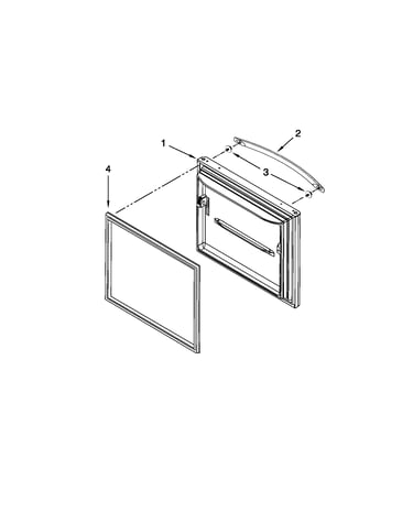 Freezer door parts