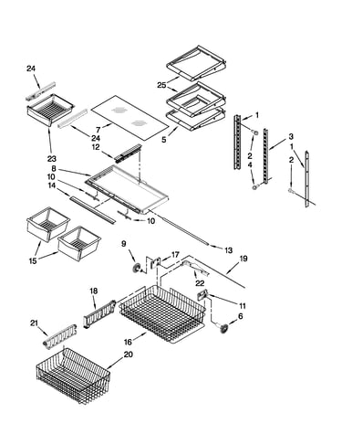 Shelf parts