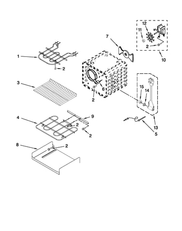 Internal oven parts
