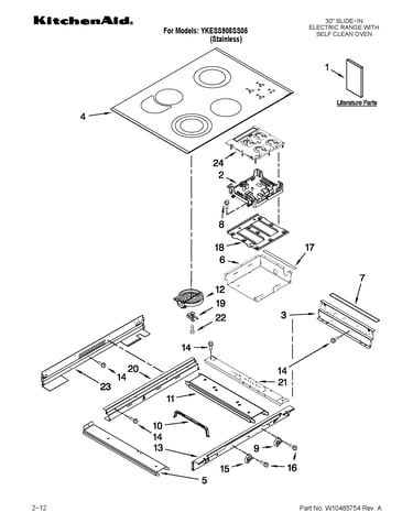 Cooktop parts