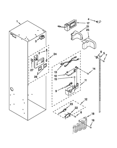 Refrigerator liner parts