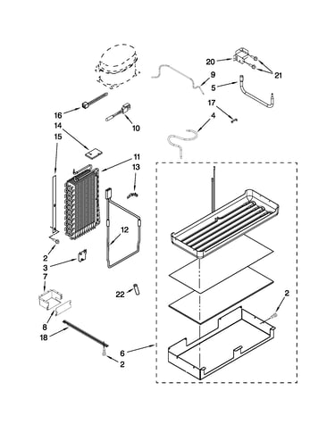Lower unit and tube parts