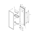 Maytag MSD2573VEW00 refrigerator door parts diagram