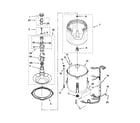 Amana 4GNTW4400YQ0 basket and tub parts diagram